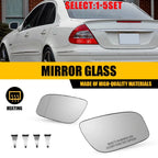 Heated Side Mirror Glass for Mercedes E280 E320 E350 E550 E63 AMG (2007–2009)