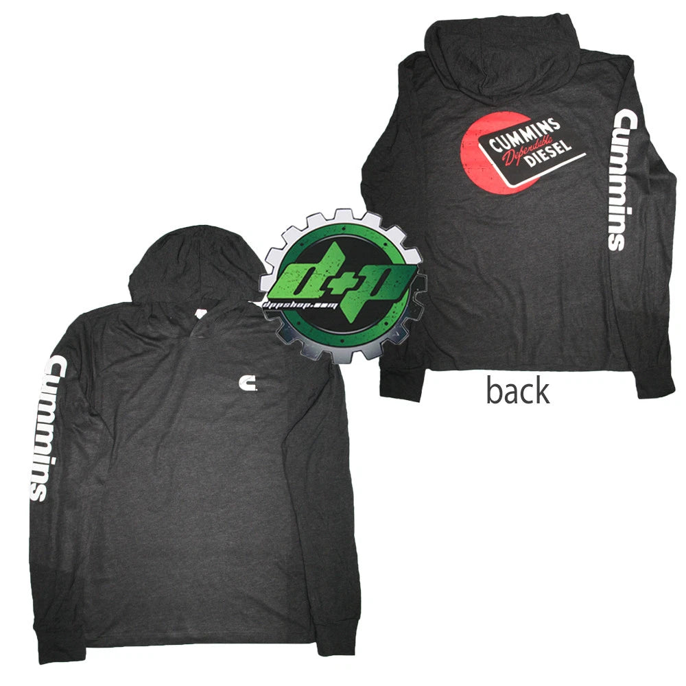 Cummins Diesel Hoodie Long Sleeve Pullover Red Small