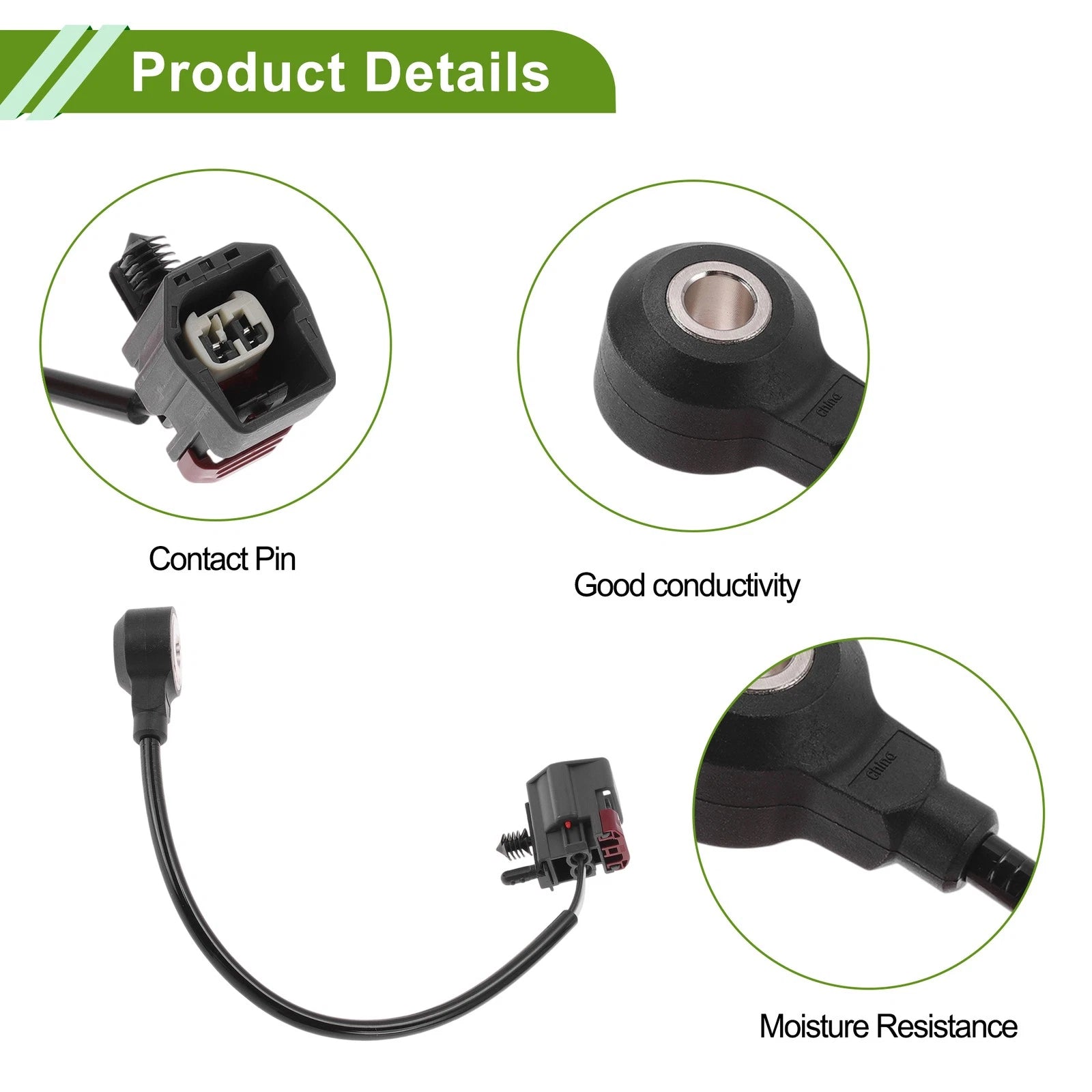 Ignition Knock Detonation Sensor No.LF0118921 for Mazda 3 2.3L (2004–2009)