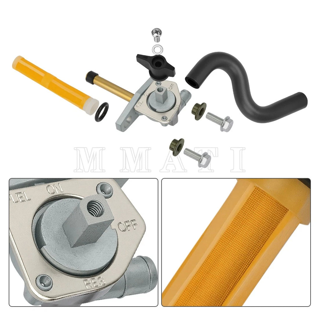 Fuel Valve Petcock Assembly & Tube for Honda TRX450R/TRX450ER (2004–2007)