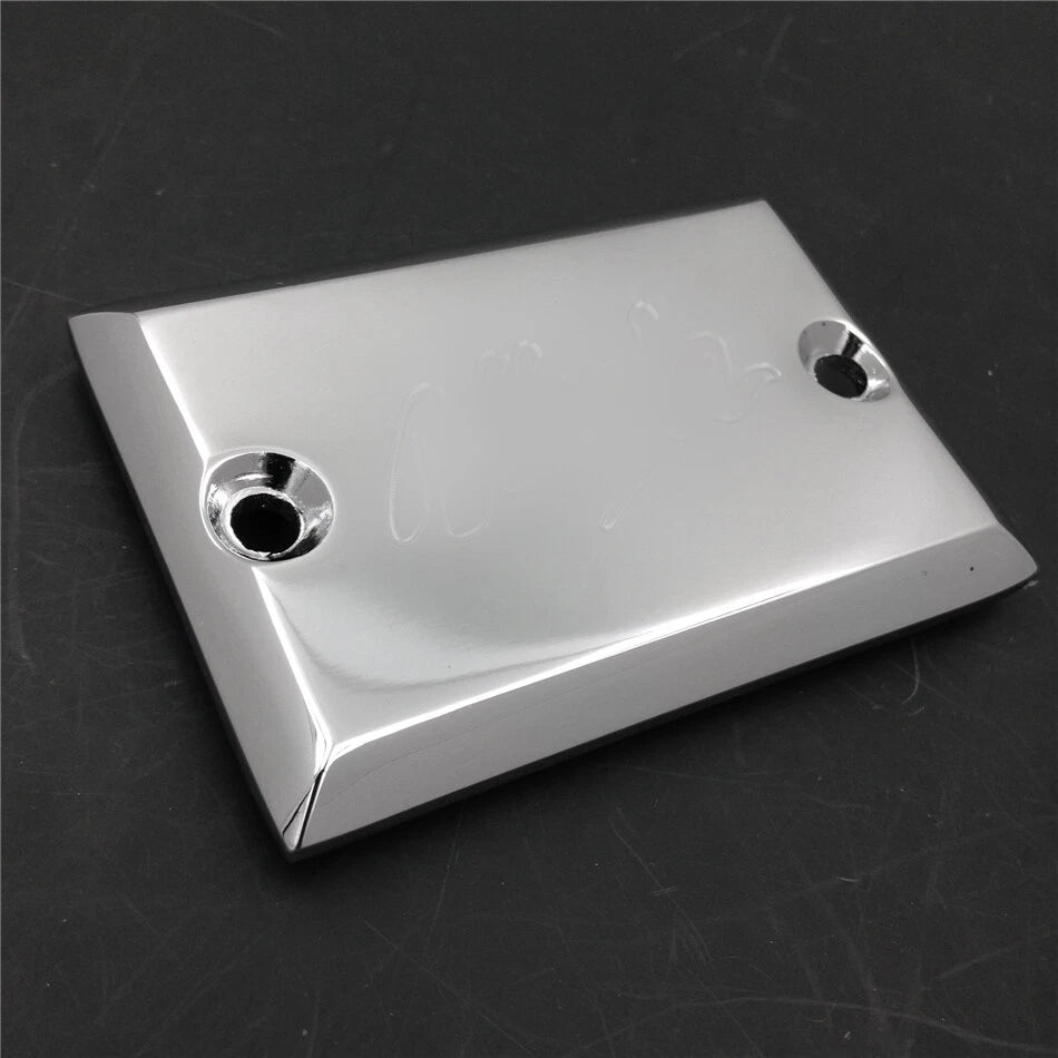 Chrome Brake Fluid Reservoir Cap Cover for Kawasaki Ninja 500 (1987–2010) & ZX12R (2000–2005)