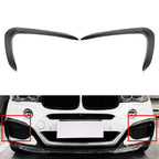 Carbon Look Front Bumper Side Spoiler for BMW X6 F16 (2015-2019)