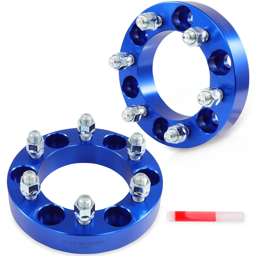 2x 1.25" Wheel Adapters for Chevrolet Blazer (1992–1994) 6 Lug