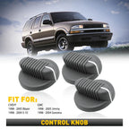3X Air Conditioner Control Knob for Chevy S-10 (1998-2004)