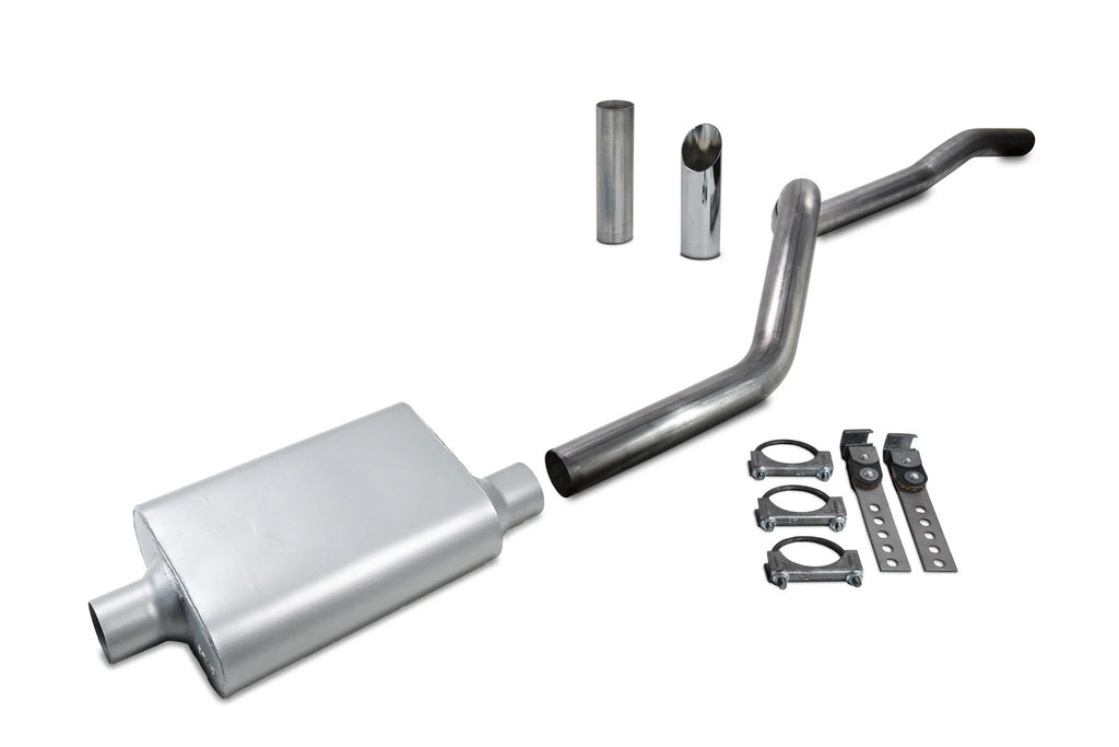2.5" Aluminized Exhaust Muffler with Tip for Jeep Cherokee XJ (1984–2001)