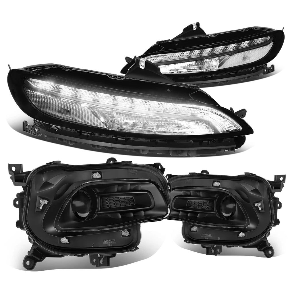 Projector Headlights with LED DRL for Jeep Cherokee (2014–2018)