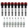 Set of 8 Ignition Coils & Spark Plugs for Audi A6 Quattro S4 Touareg V8