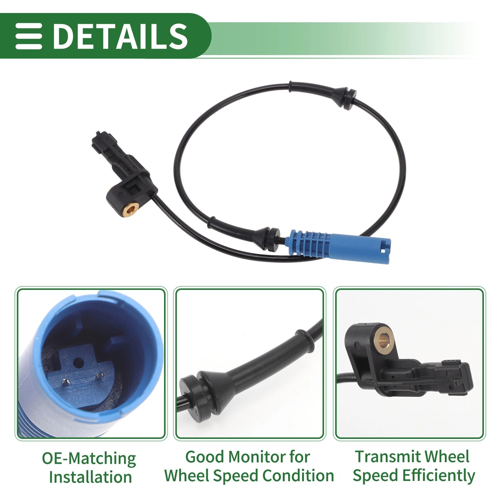 ABS Wheel Speed Sensor No. 34526752690 for BMW Z3 (2001–2002) Front Right