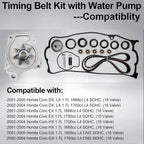 Timing Belt Kit with Water Pump for Honda Civic DX (2001-2005)