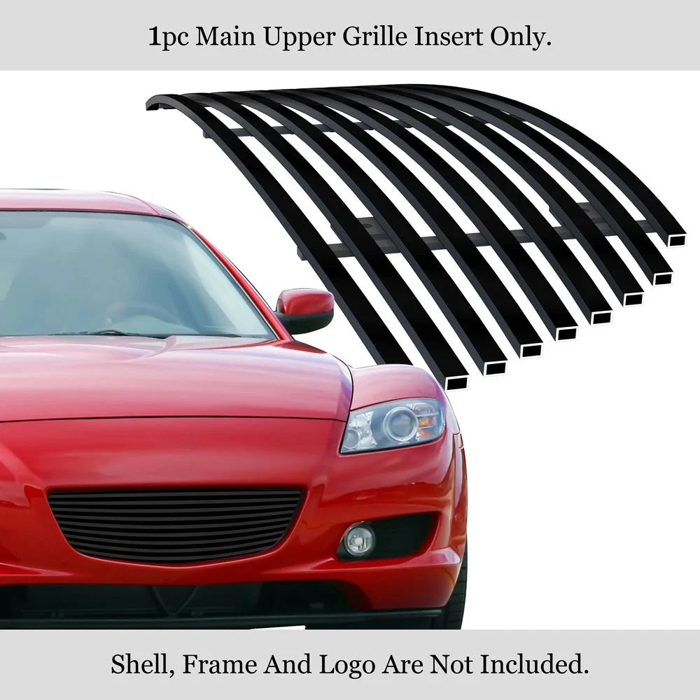 Stainless Steel Black Billet Grille Insert for Mazda RX-8 (2004-2008)