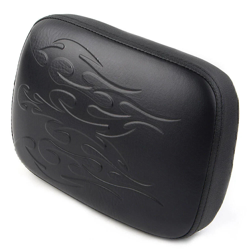 Rear Pillion Pad Seat for Harley Bobber Sportster (Fits 8 Suction Cups)