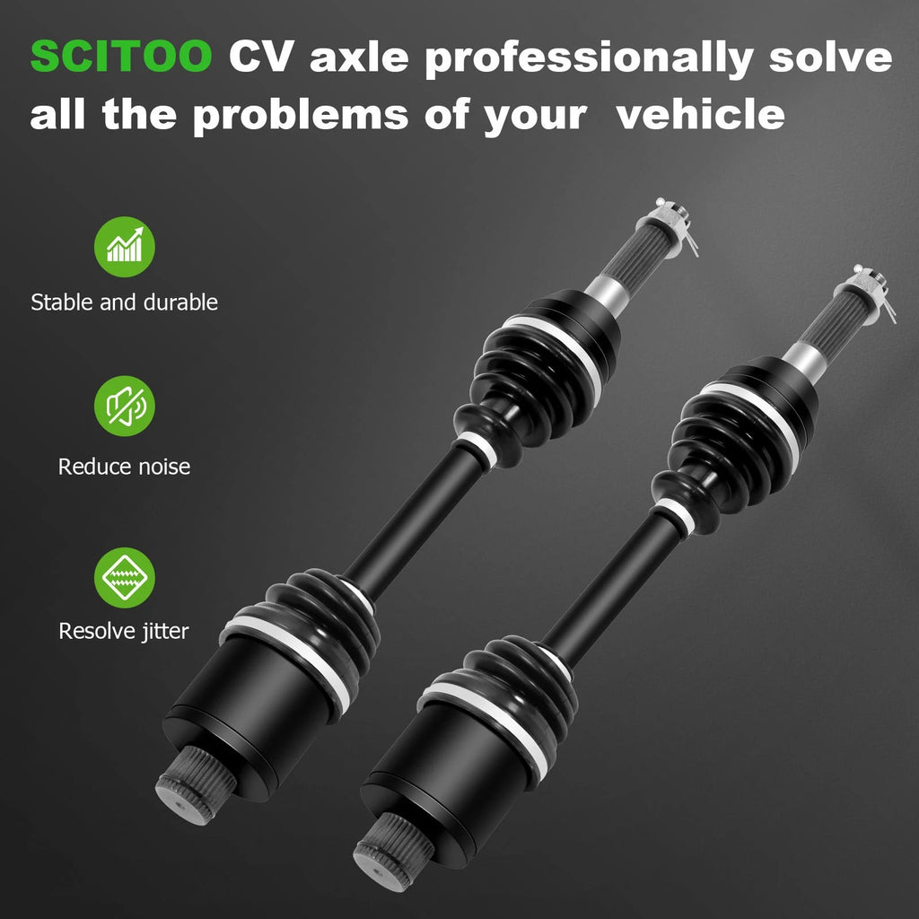 Set of 2 CV Axle Assemblies for Polaris Sportsman 400 4x4 (2013–2014)