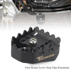 Rear Foot Brake Lever Step Tips for Yamaha Tenere XTZ 700 (2019–2023)