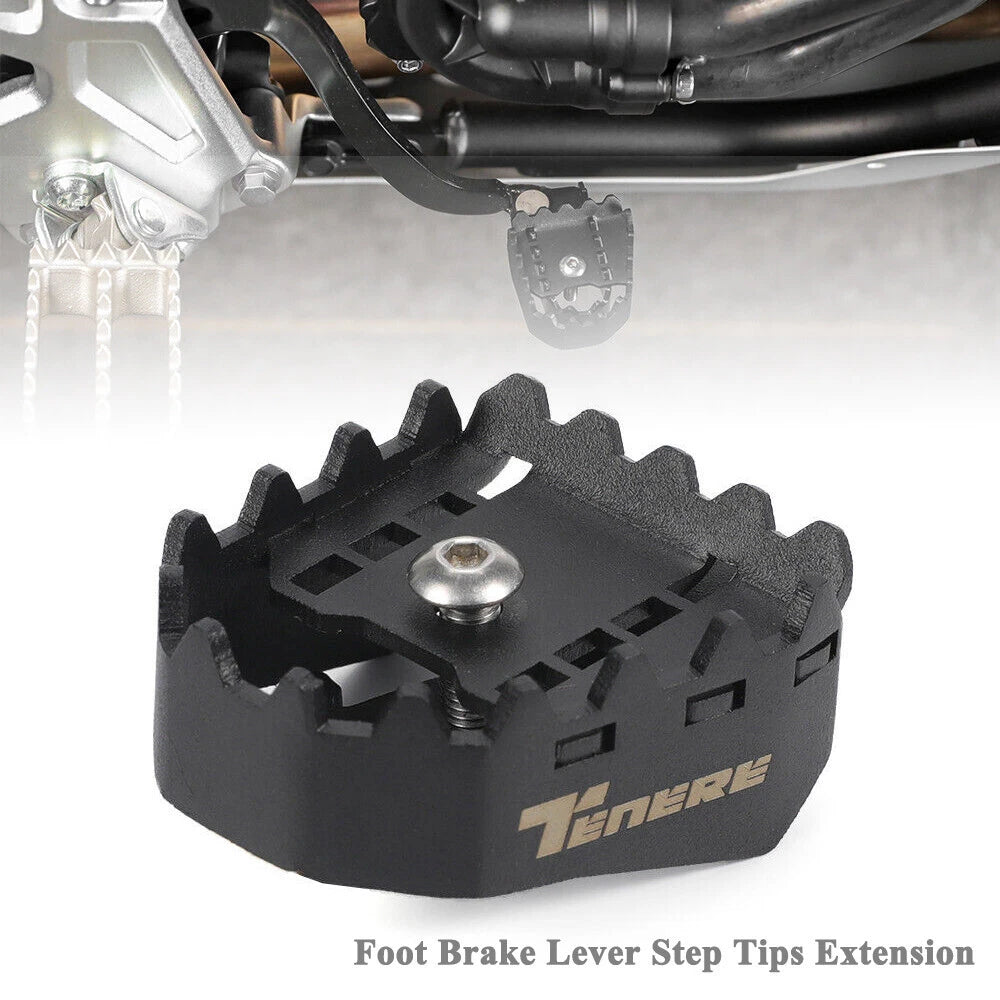 Rear Foot Brake Lever Step Tips for Yamaha Tenere XTZ 700 (2019–2023)