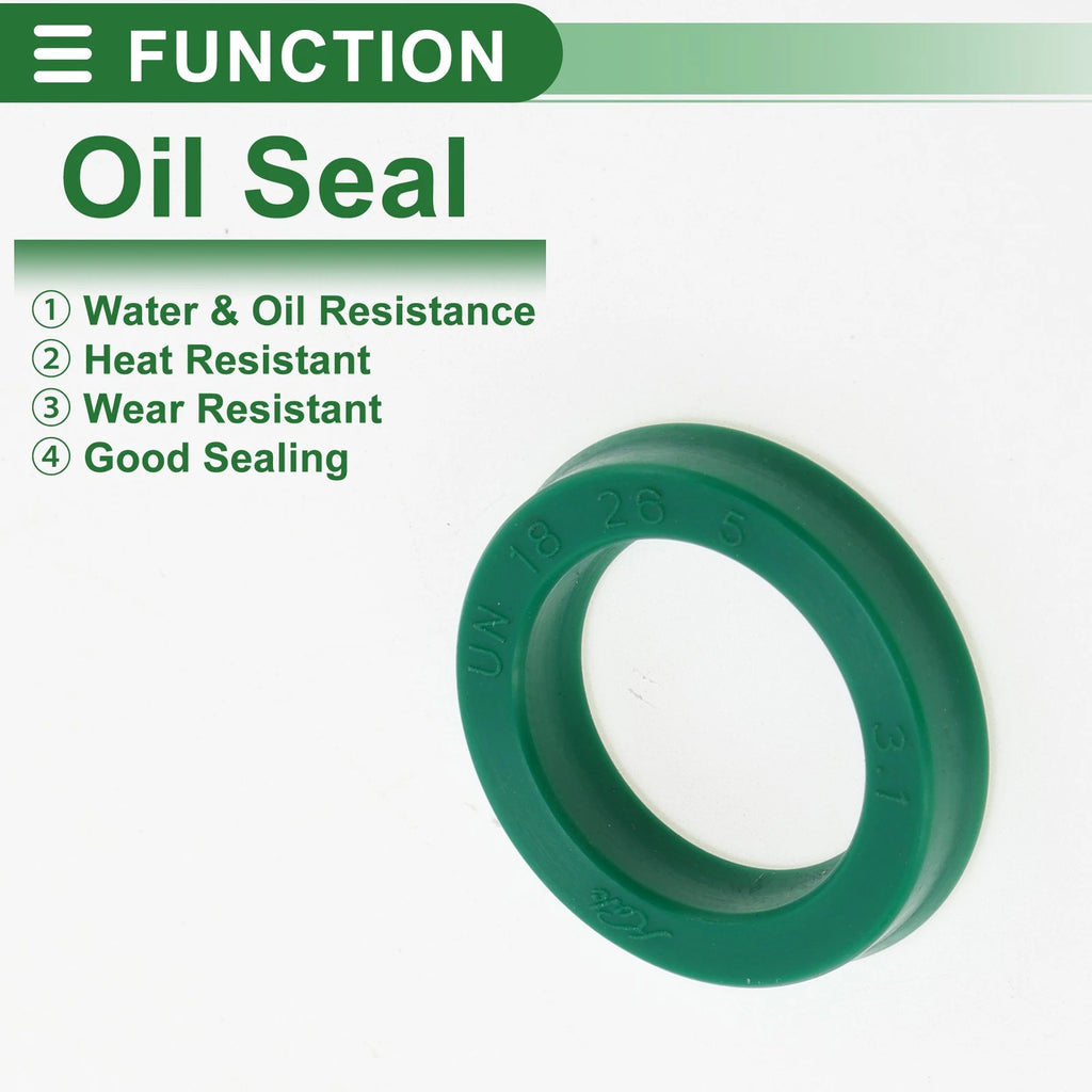Set of 5 Oil Seal Ring 18x26x5mm for Rotary Shaft (High Pressure)