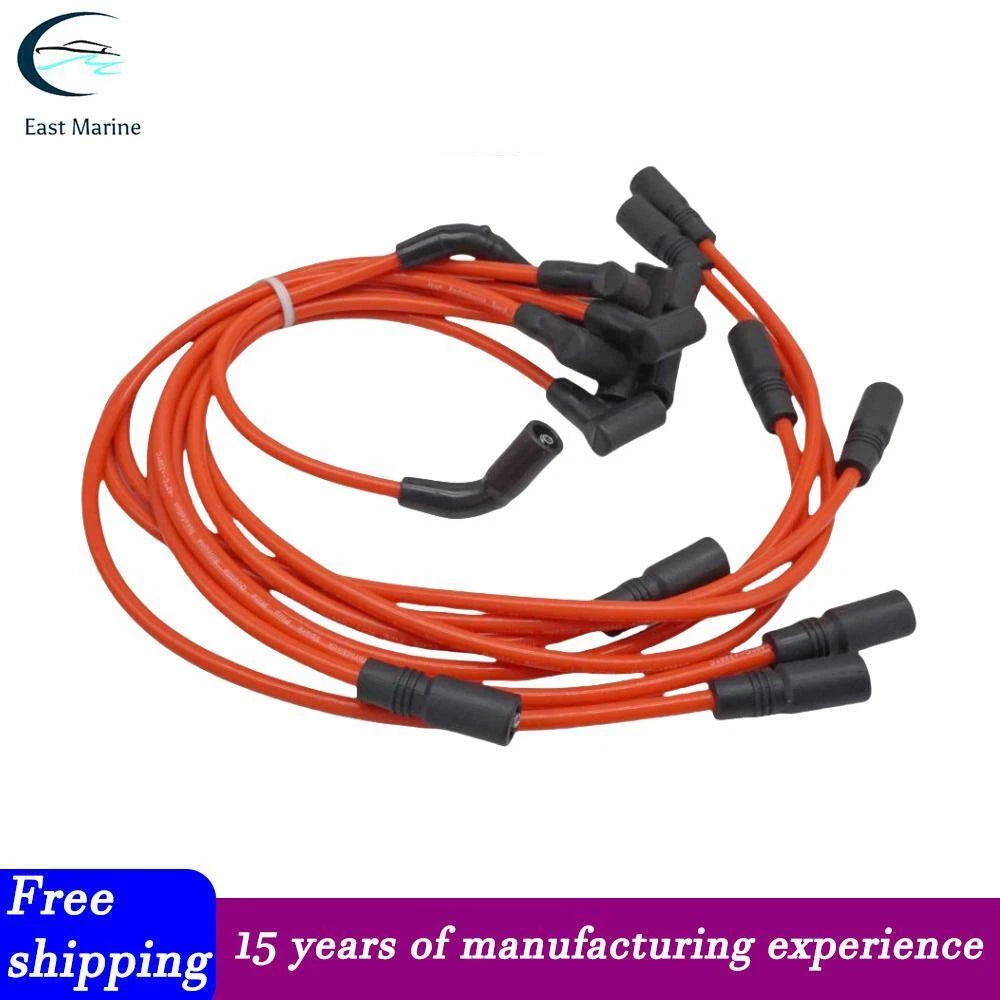 Ignition Spark Plug Wire Set for Volvo Penta V8 5.0 5.7 (5.0L 5.7L)