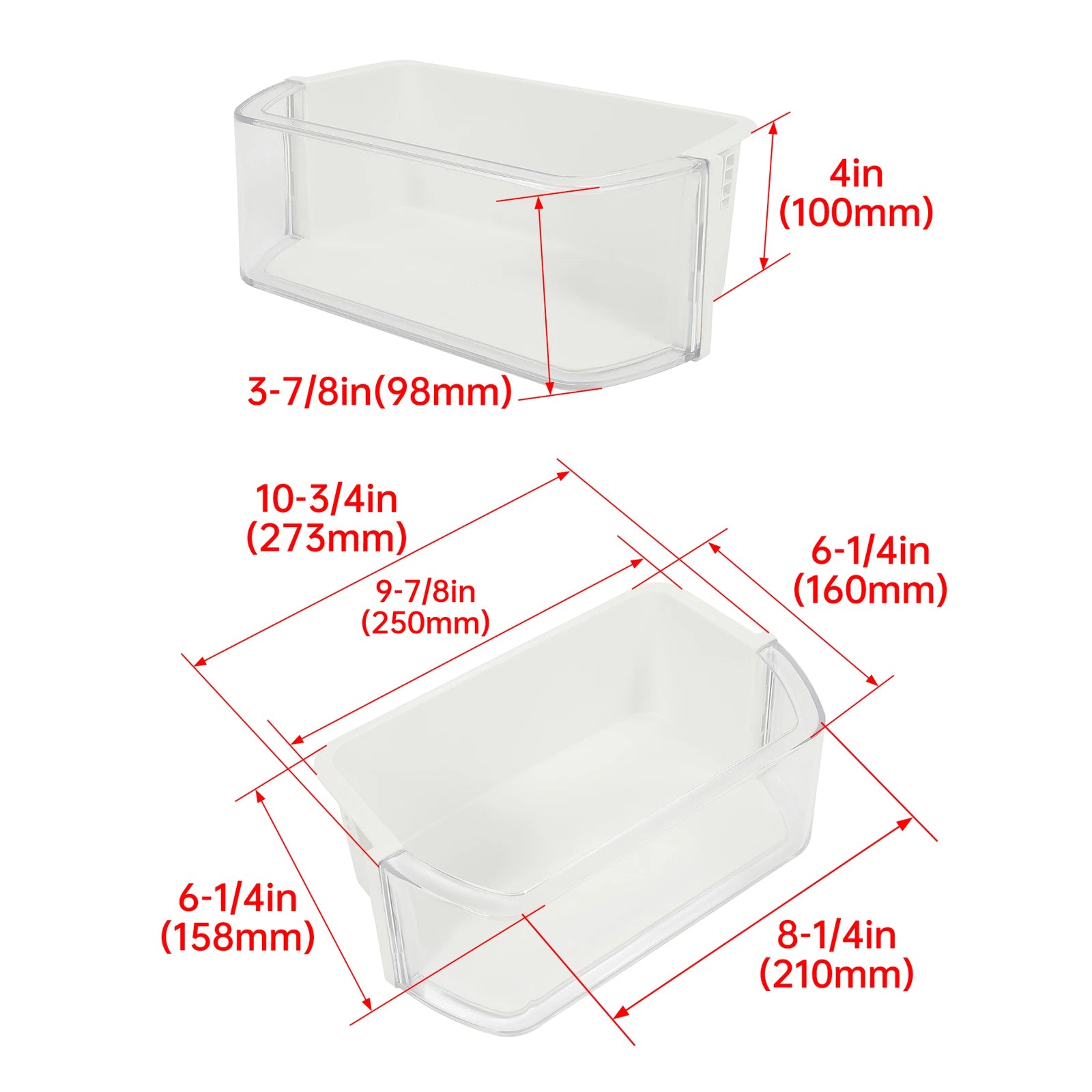 Refrigerator Door Shelf Bin for Samsung Refrigerator (Compatible)