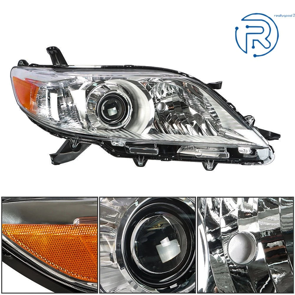 Right Side Headlight Assembly for Toyota Sienna (2011-2020) Halogen
