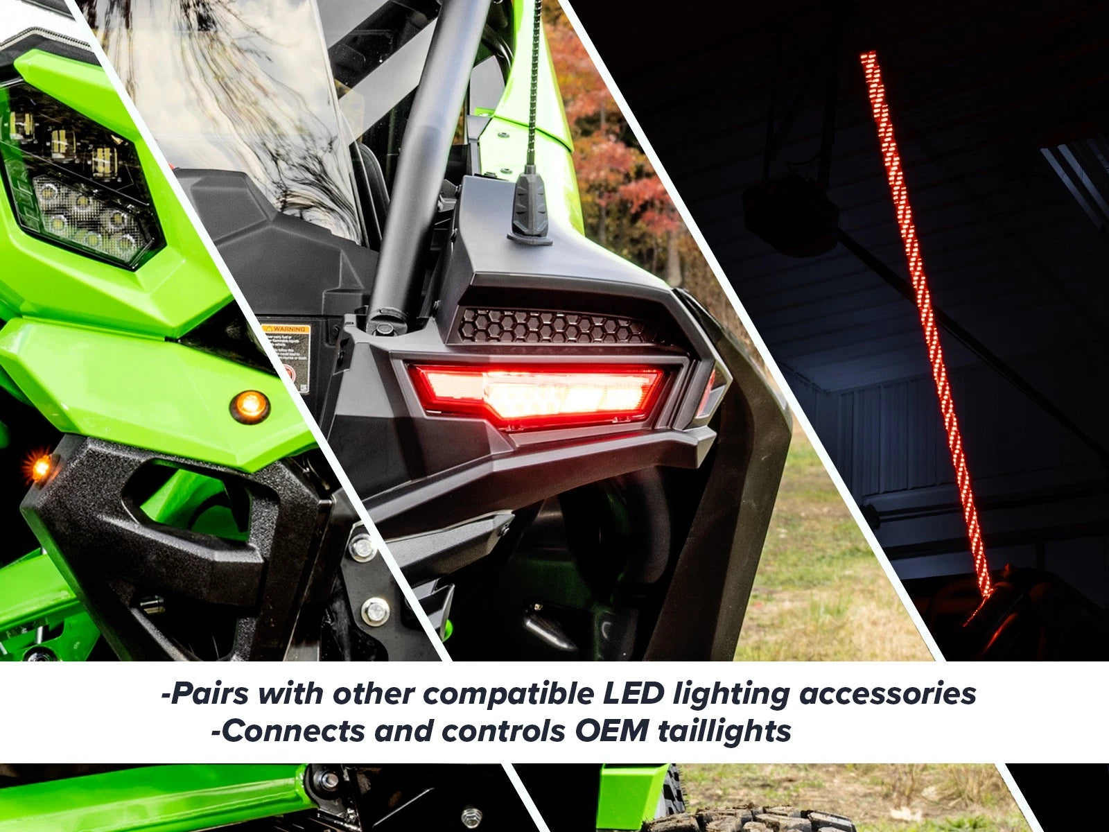 SuperATV Deluxe Self-Canceling Turn Signal Kit for Kawasaki Teryx H2 (2026+)
