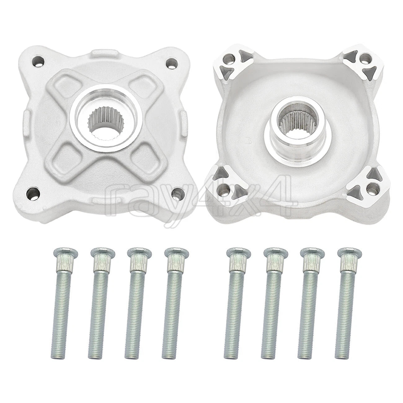 2X Front Wheel Hubs & Studs Kit for Polaris RZR 570 800 RZR S 800 (2008–2014)