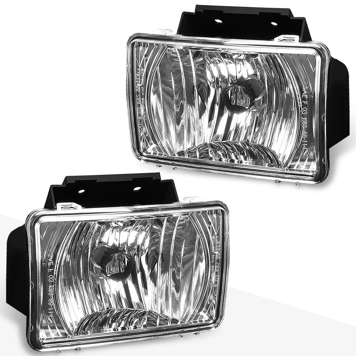 Clear Lens Fog Lights for GMC Canyon/Chevy Colorado (2004–2012)