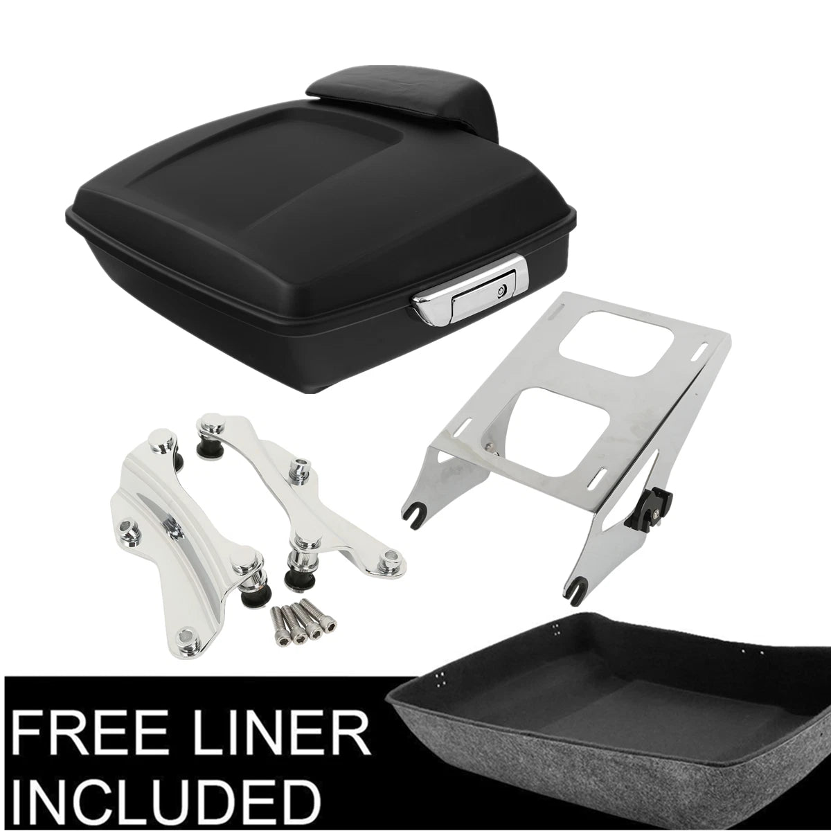 Chopped Trunk Mount Rack Docking Kit for Harley Electra Road Glide (2014–2025)