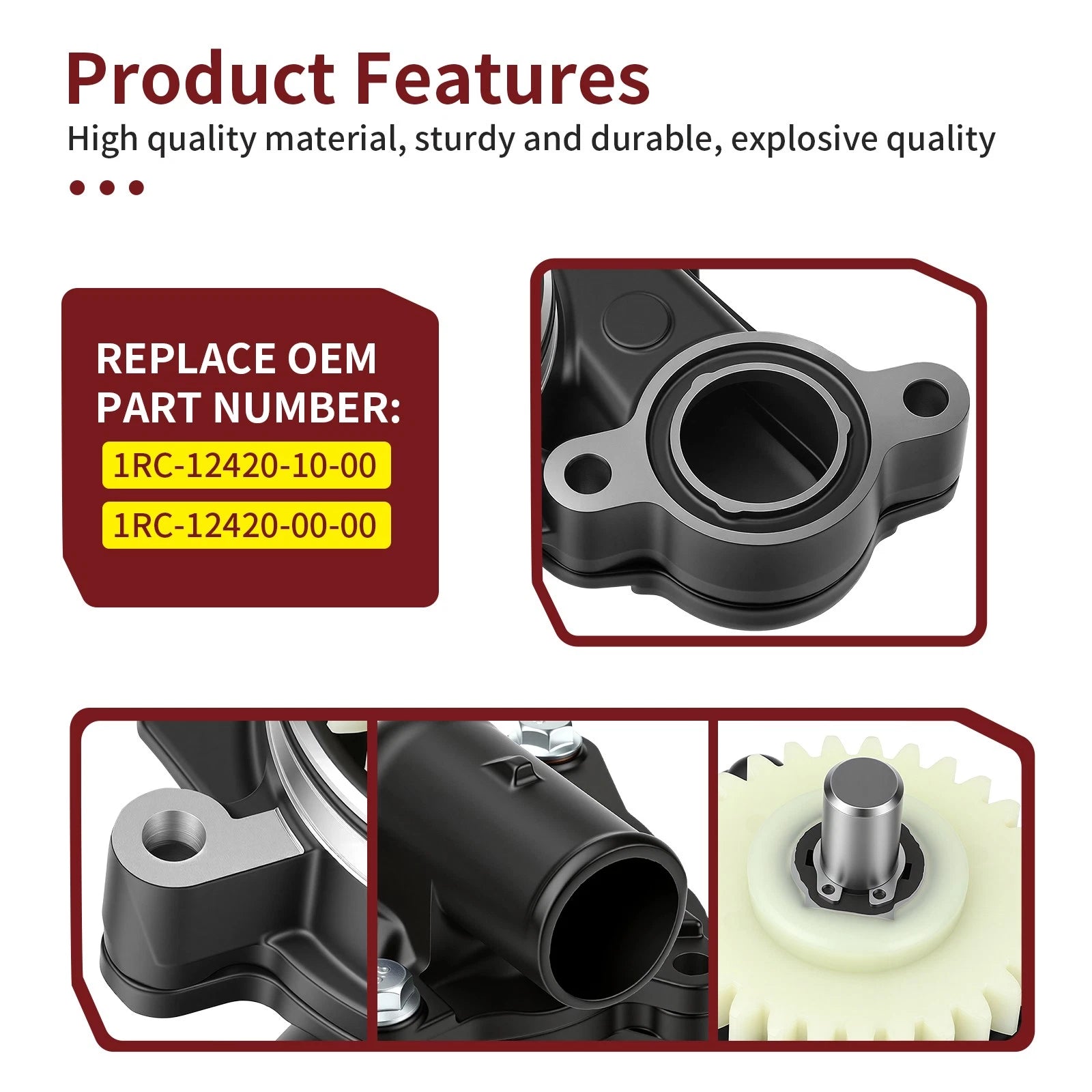 Water Pump Assembly for Yamaha NIKEN GT MT09 (2018–2020) 1RC-12420-10-00