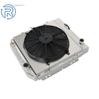 3 Row Aluminum Radiator with Fan Shroud for Ford Mustang Comet Falcon V8 (1963–1966)