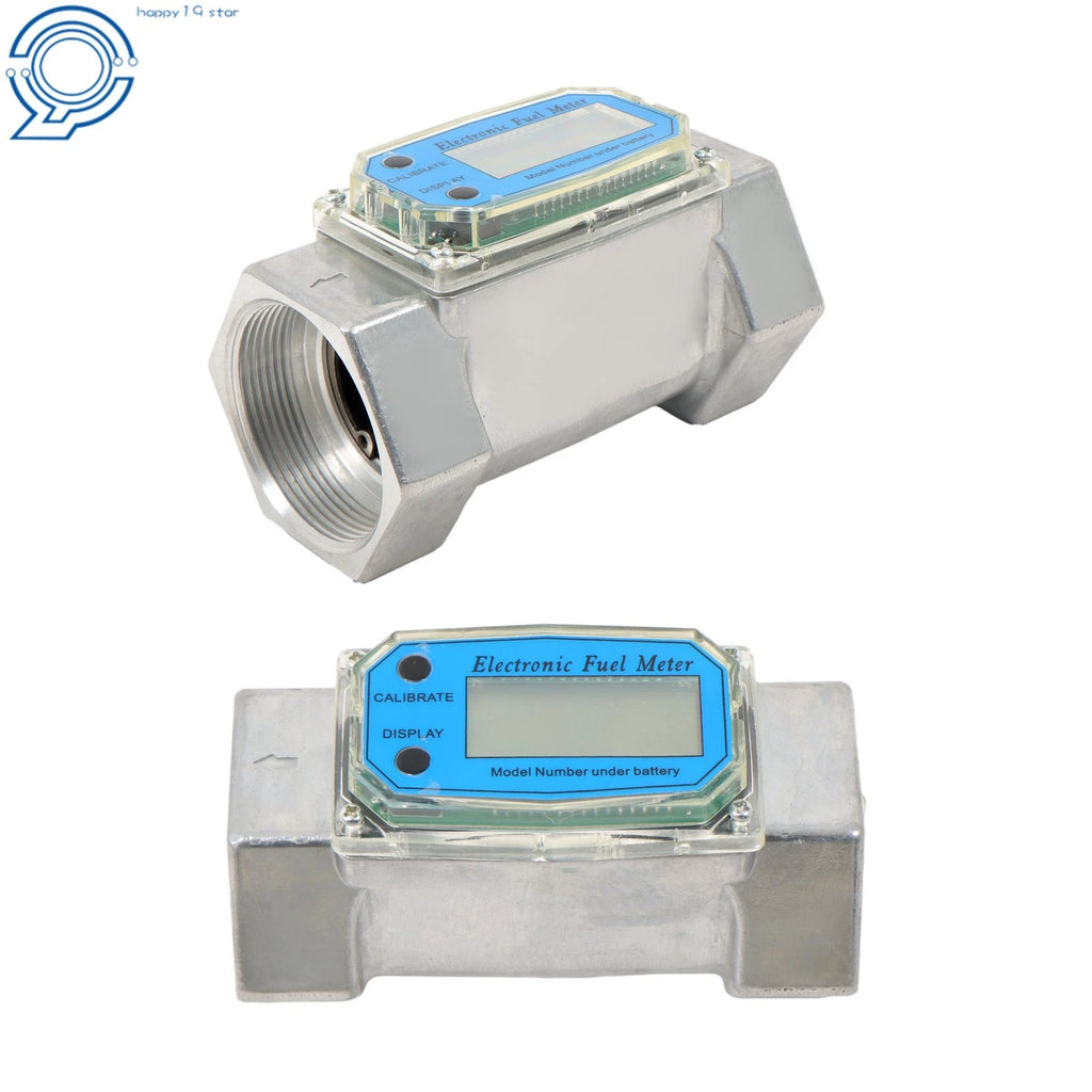 2X Digital Flow Meter for Accurate Liquid Measurement (15.8-132 GPM)