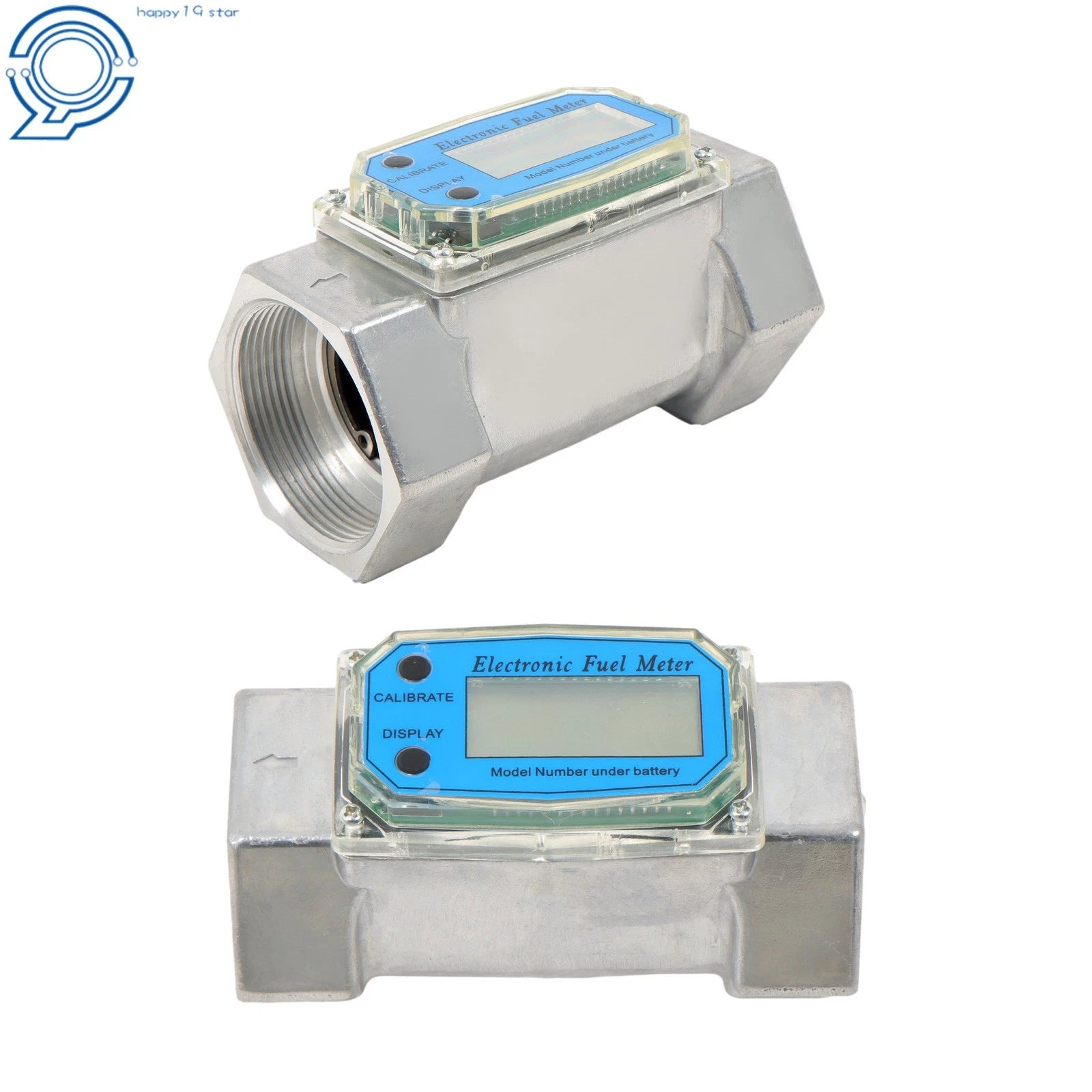 2X Digital Flow Meter for Accurate Liquid Measurement (15.8-132 GPM)