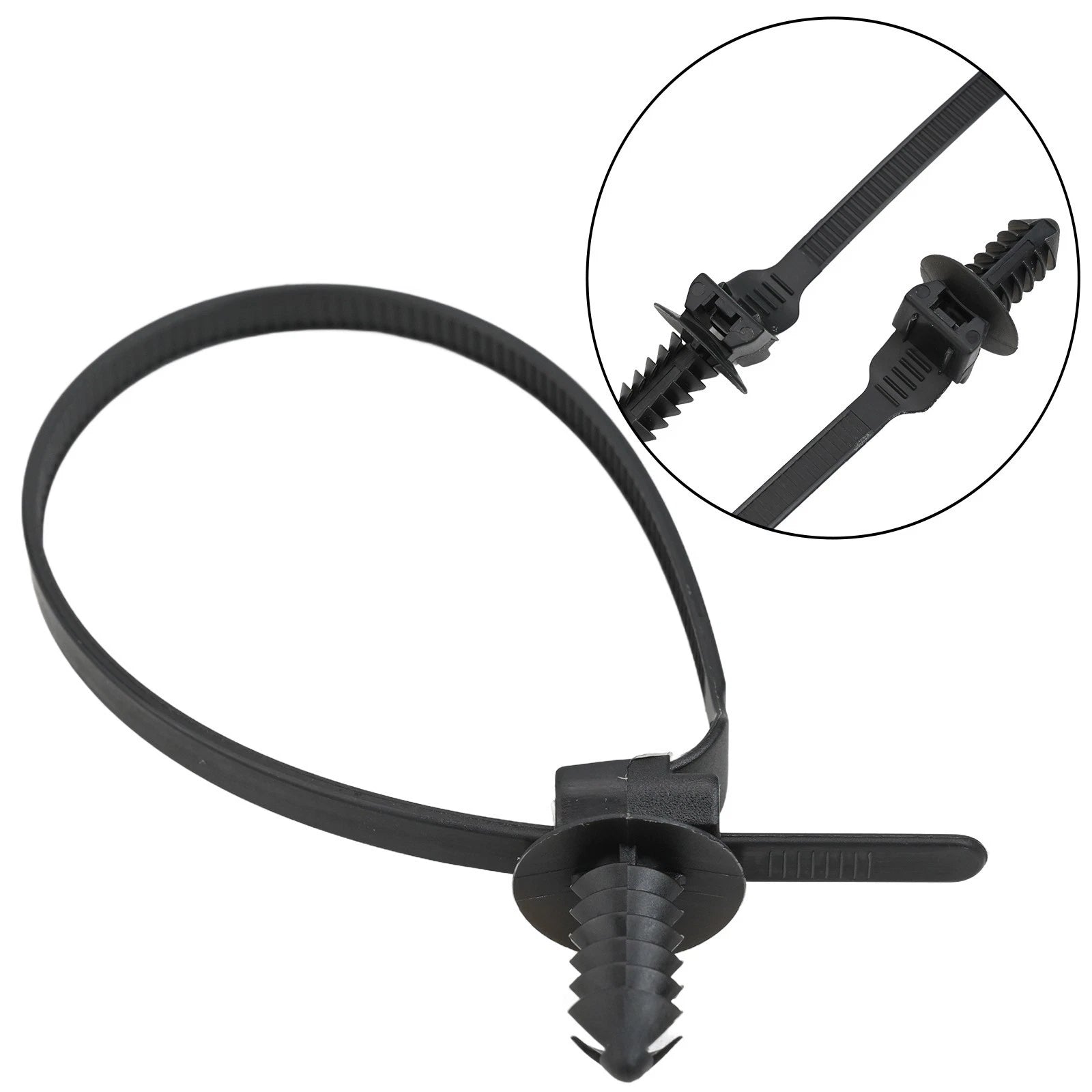 Cable Fasteners for Automotive Wiring (Black Nylon)