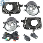 Set of 2 Fog Lights for Toyota Prius C (2012–2014) with Bezel and Switch