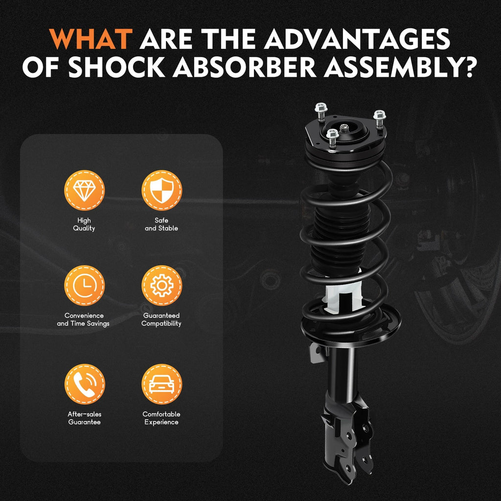 Front Complete Struts and Shocks for Ford Fiesta (2010-2013)