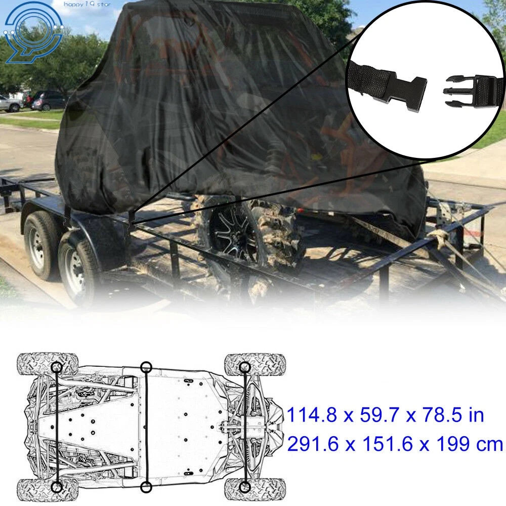 Utility Vehicle Cover for Honda Pioneer 500 700 700-4 (2016–2023)