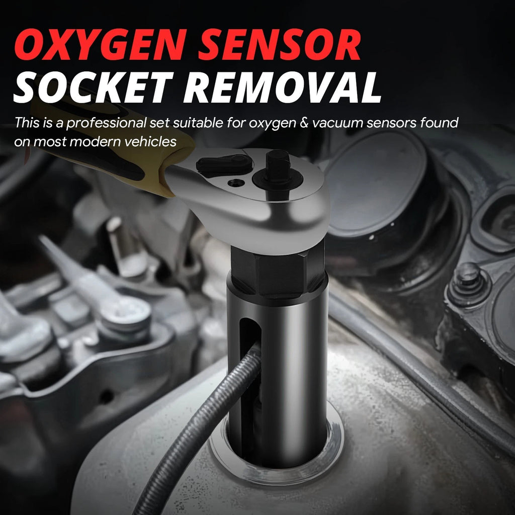 10pcs Oxygen Sensor Socket Removal Tool Set for Automotive