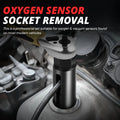 10pcs Oxygen Sensor Socket Removal Tool Set for Automotive