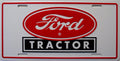 Ford Tractor License Plate for Ford Tractor (Farm Red Logo)