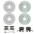Set of 4 Bosch Quietcast Front Rear Rotors & Brake Pads for Audi A4 A5 Q5 (2009–2016)