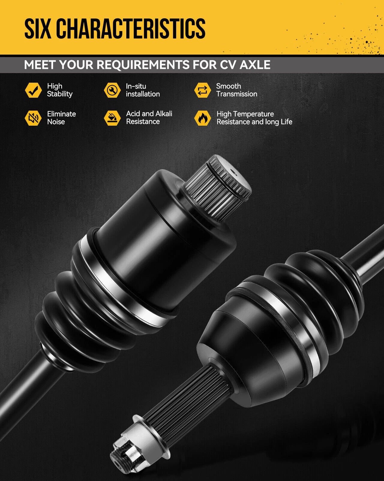 Front LH/RH CV Axle Assembly for Subaru Impreza Legacy Outback Baja (2012–2015)
