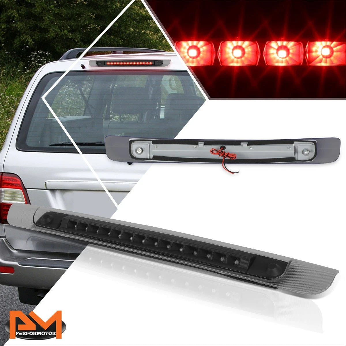 Full LED Third Tail Brake Light for Land Cruiser (1998–2007)