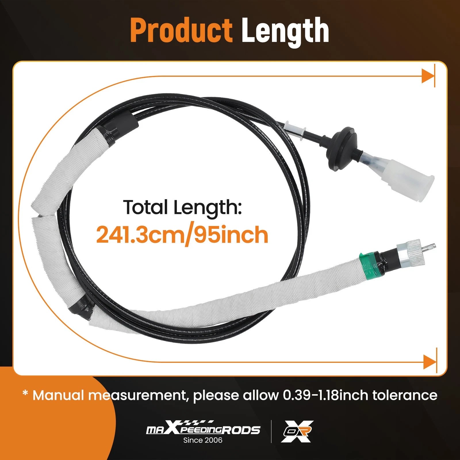 Speedo Cable for Toyota T100 DLX 3.4L (1994–1998) 6Cyl 8371034090
