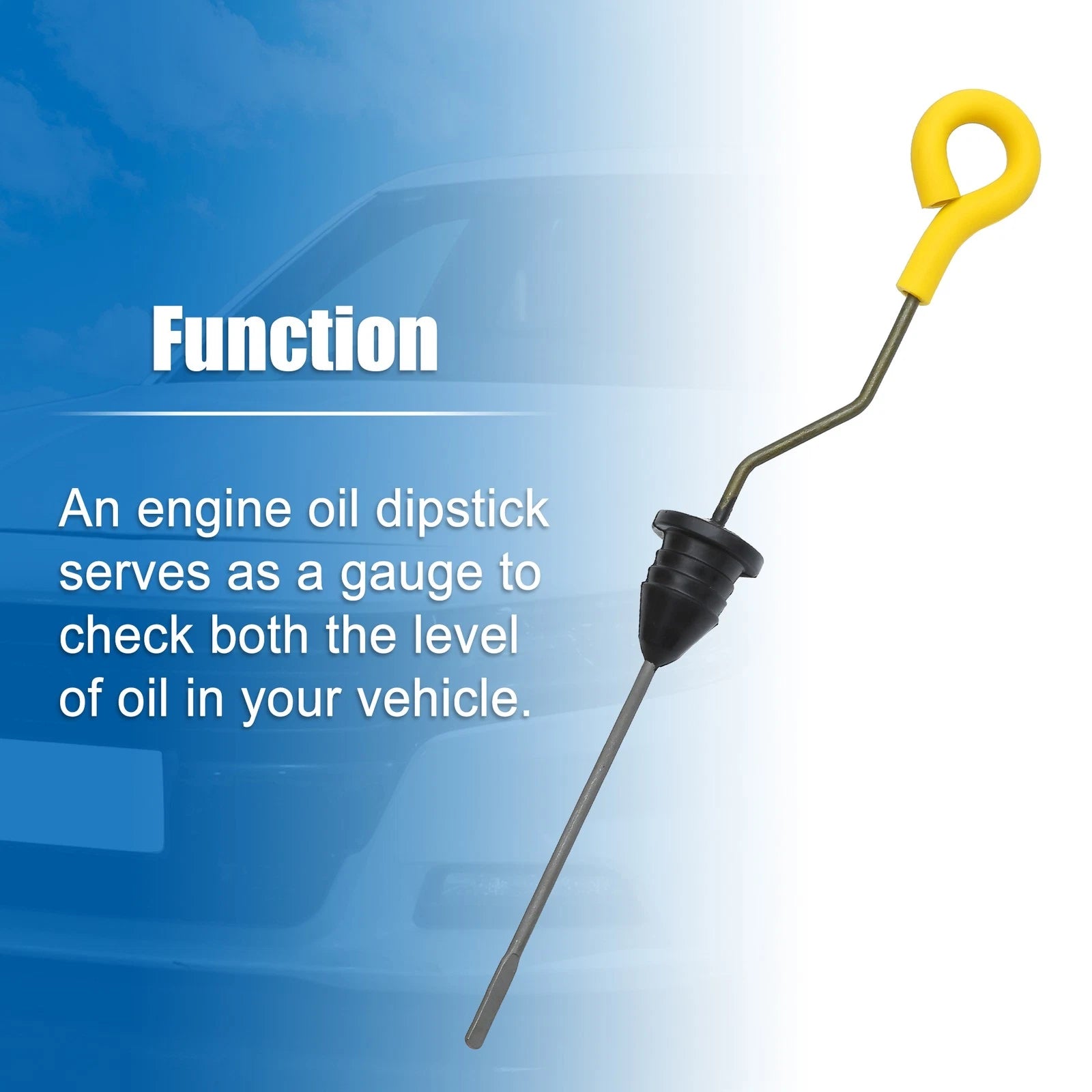 1 Pcs Engine Oil Dipstick for Honda Civic 1.7L (2001–2005) No. 25610PLX003