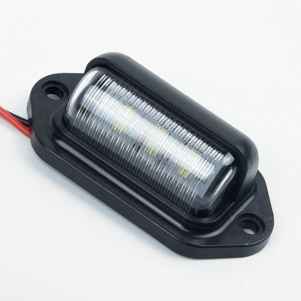 6 LED License Plate Light for Car Boat Truck Trailer (10-30V)