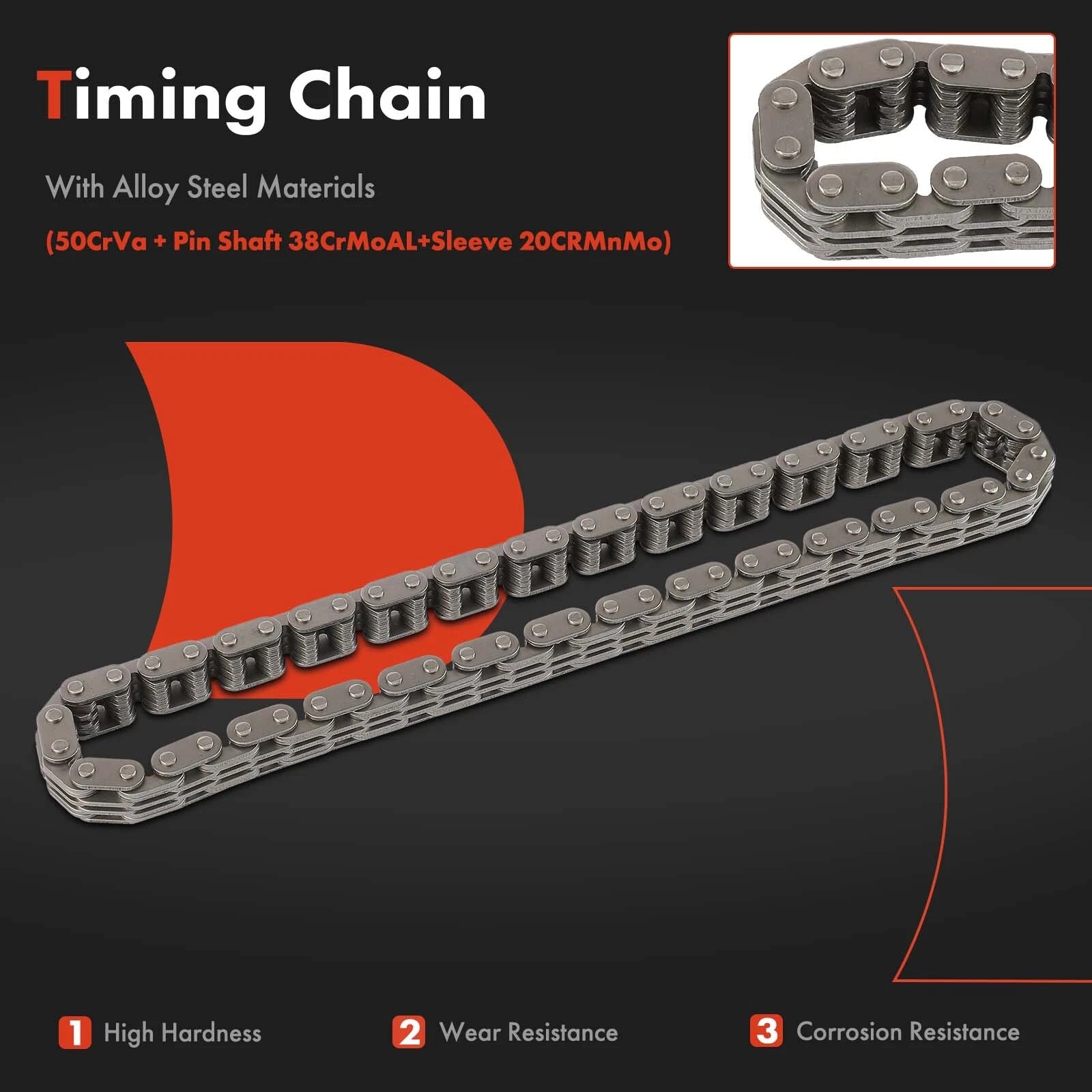 3X Timing Chain Kit for Ford F-250 F-350 Mustang Bronco (1966–1972)