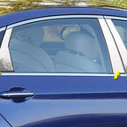 Luxury FX Stainless Steel Pillar Post Trim 6pc for Hyundai Genesis (2015–2016)