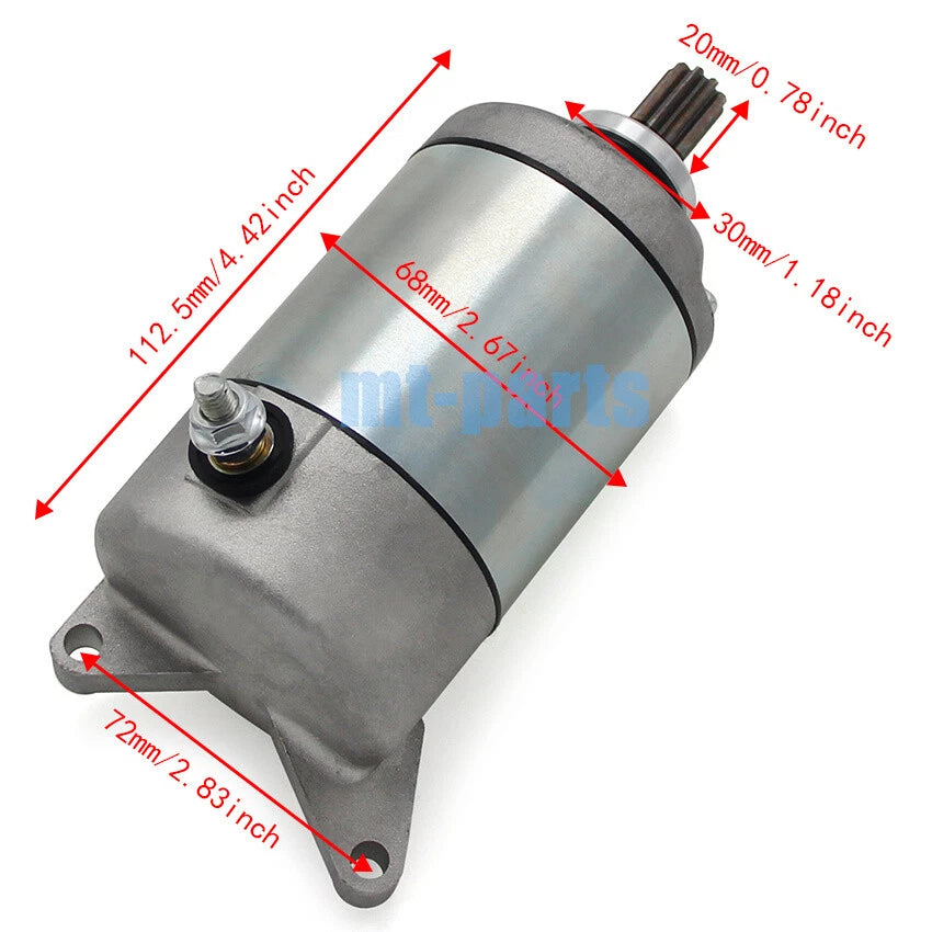 Starter Motor for Yamaha XV535 Virago 535 (1987–2001) 3JB-81800-00, 3JB-81890-00