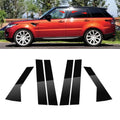 6Pcs Glossy Black Door Pillar Post Covers for Range Rover Sport (2014-2022)