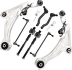 Set of 8 Suspension Kits for Nissan Altima (2007–2013) - Control Arms, Tie Rod, Sway Bar