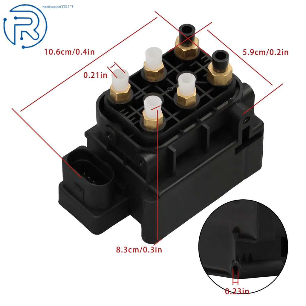 Air Suspension Compressor Valve Block for Audi A8 S8 D4 A6 A7 (2010-2017)