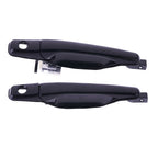 2 x Door Handle Outer Black for Mitsubishi Lancer (2002–2007)
